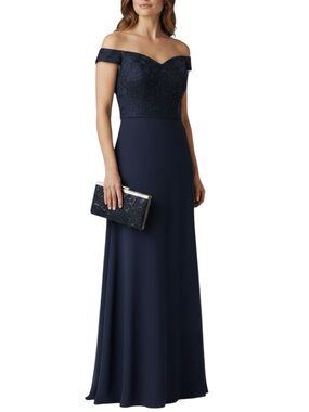 beaded chiffon blouson dress in mist by adrianna papell Adrianna Papell Plus Size Bead Blouson Boat Neck Long Dress - Rose Gold
